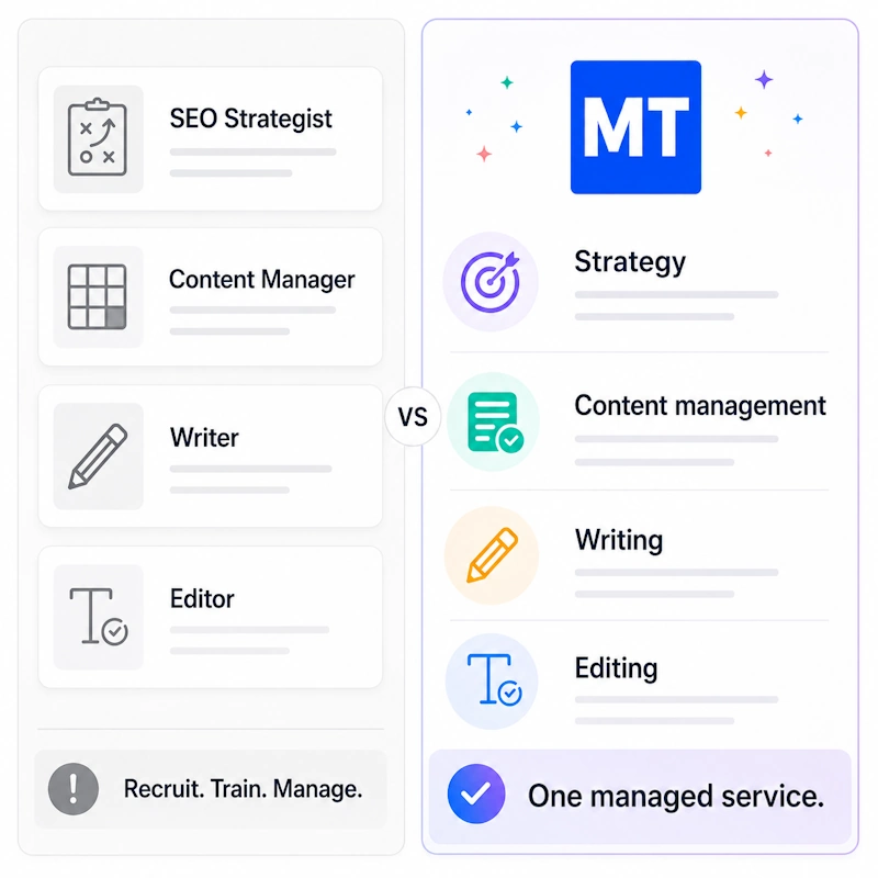 SEO agency compared with hiring in-house
