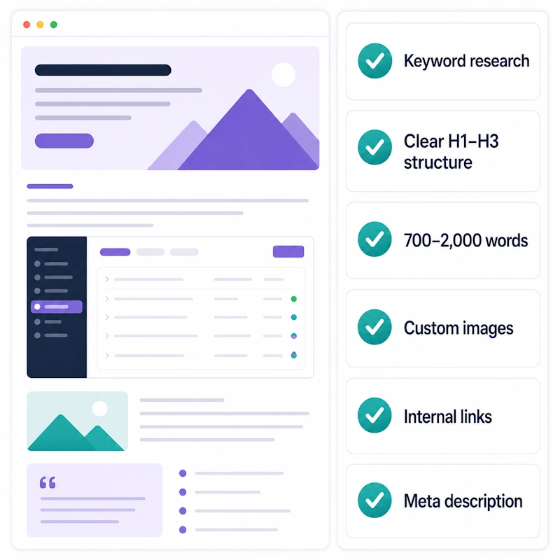 SEO article content example
